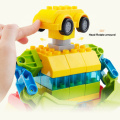 Kids stem toys educational Puzzle Brick Toys Robot Building Block 65pcs